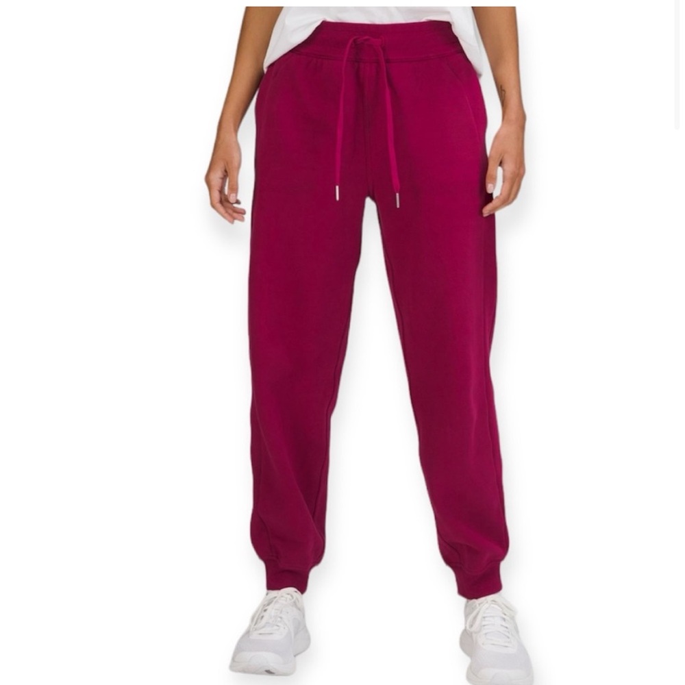 lululemon athletica Womens Magenta Track Joggers